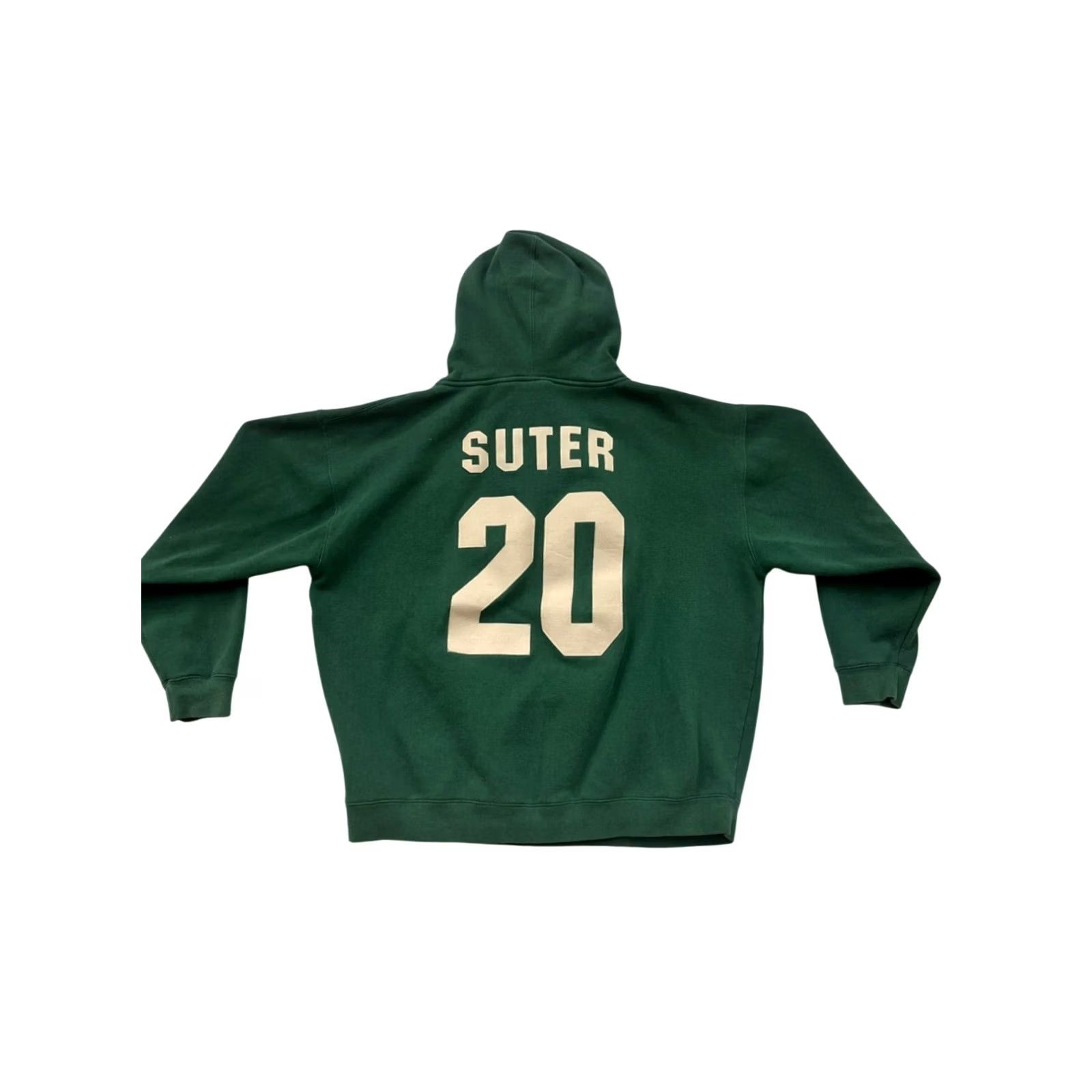 Vintage VINTAGE Minnesota Wilds Hoodie 90s NHL merch Stitched Front Back XL Men Green Pullover Old Time Hockey Mens Size US XL / EU 56 / 4 - 2 Thumbnail