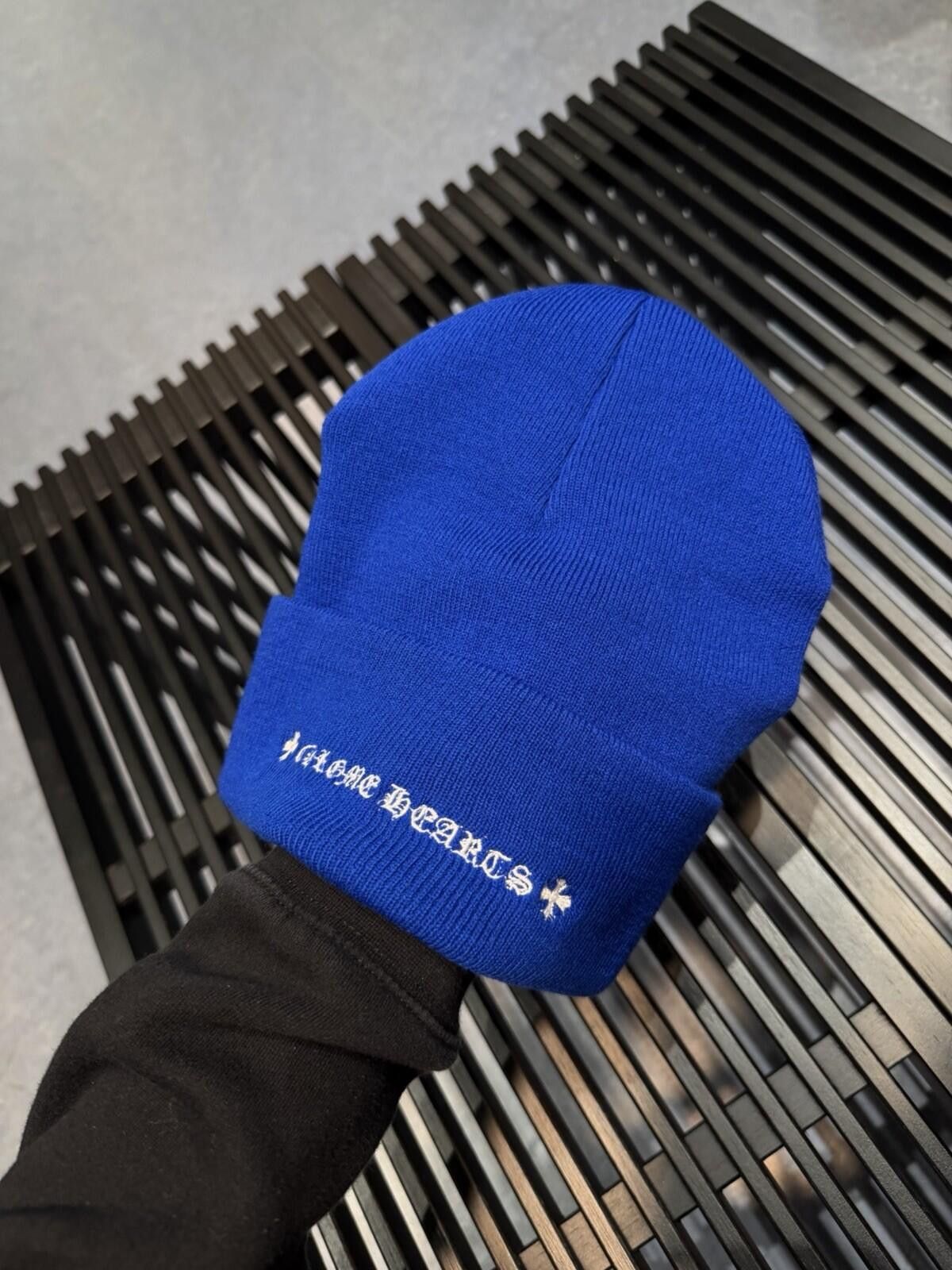 Chrome Hearts Chrome Hearts Blue White Beanie 100% Authentic (Brand NEW) Size ONE SIZE - 3 Thumbnail