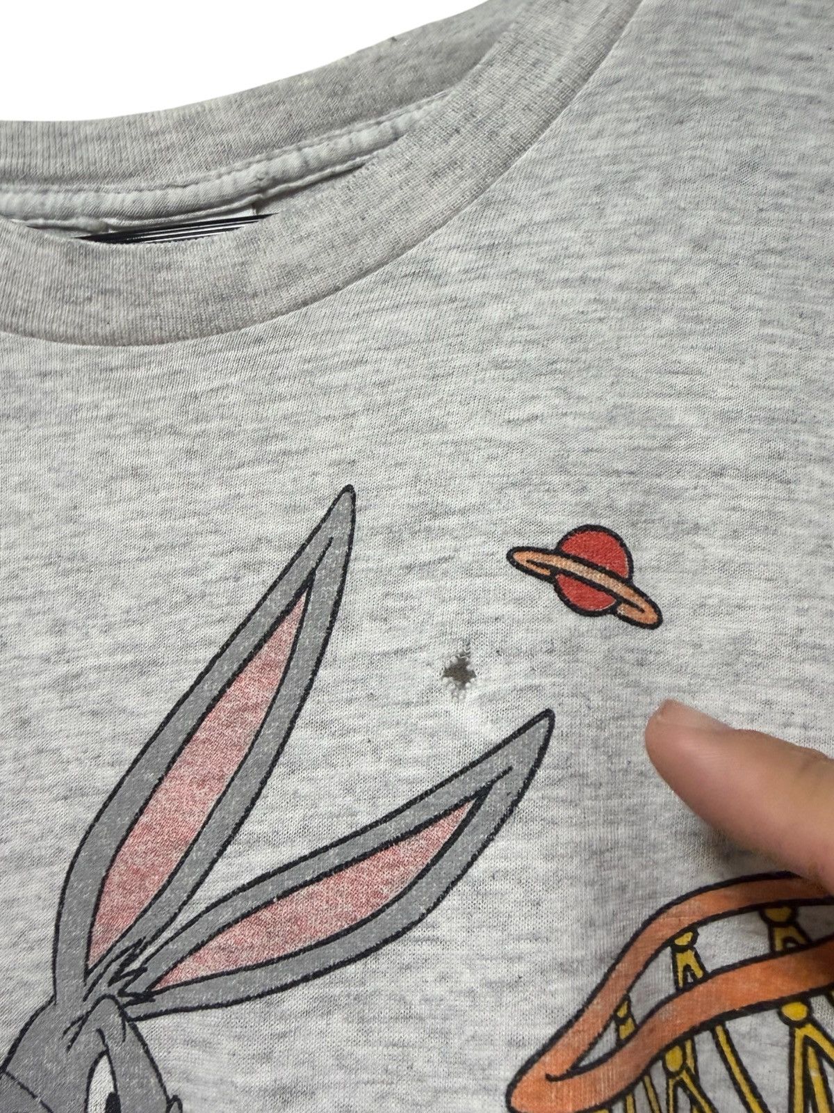 Nike Vintage 1993 Space Jam T Shirt Nike Gray Tag Hare Jordan Size US L / EU 52-54 / 3 - 5 Thumbnail