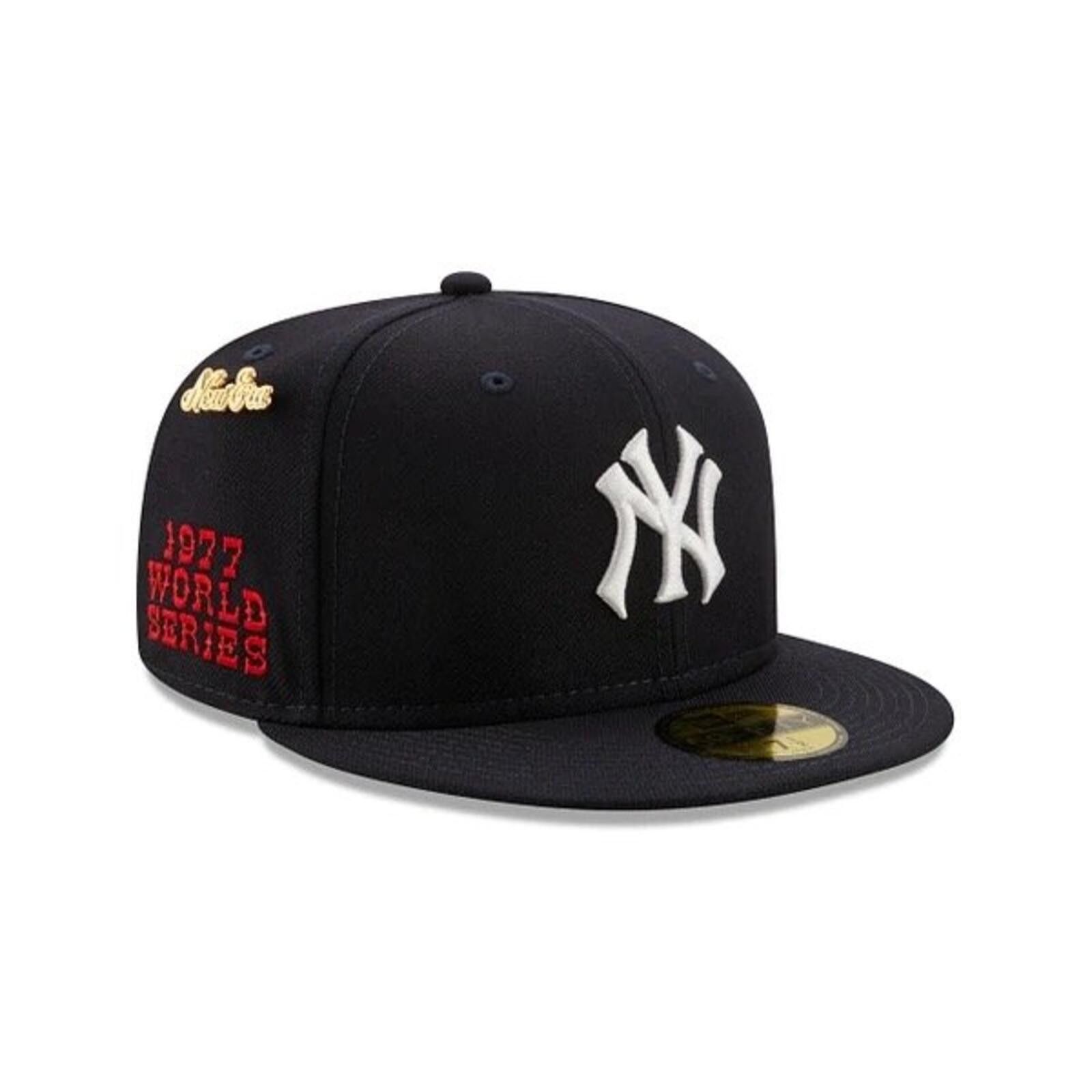New Era New Era New York Yankees 1977 WS 59FIFTY w/ Pin 7 3/8 Size ONE SIZE - 1 Thumbnail