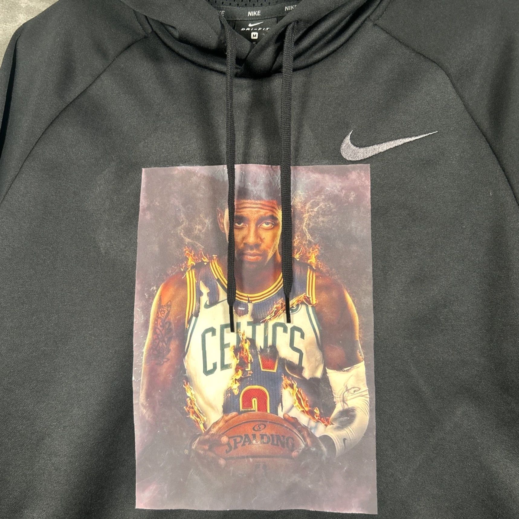 Nike Nike Kyrie Irving Dri-Fit Pullover Hoodie Black Mens M Hoodie Size US M / EU 48-50 / 2 - 2 Thumbnail
