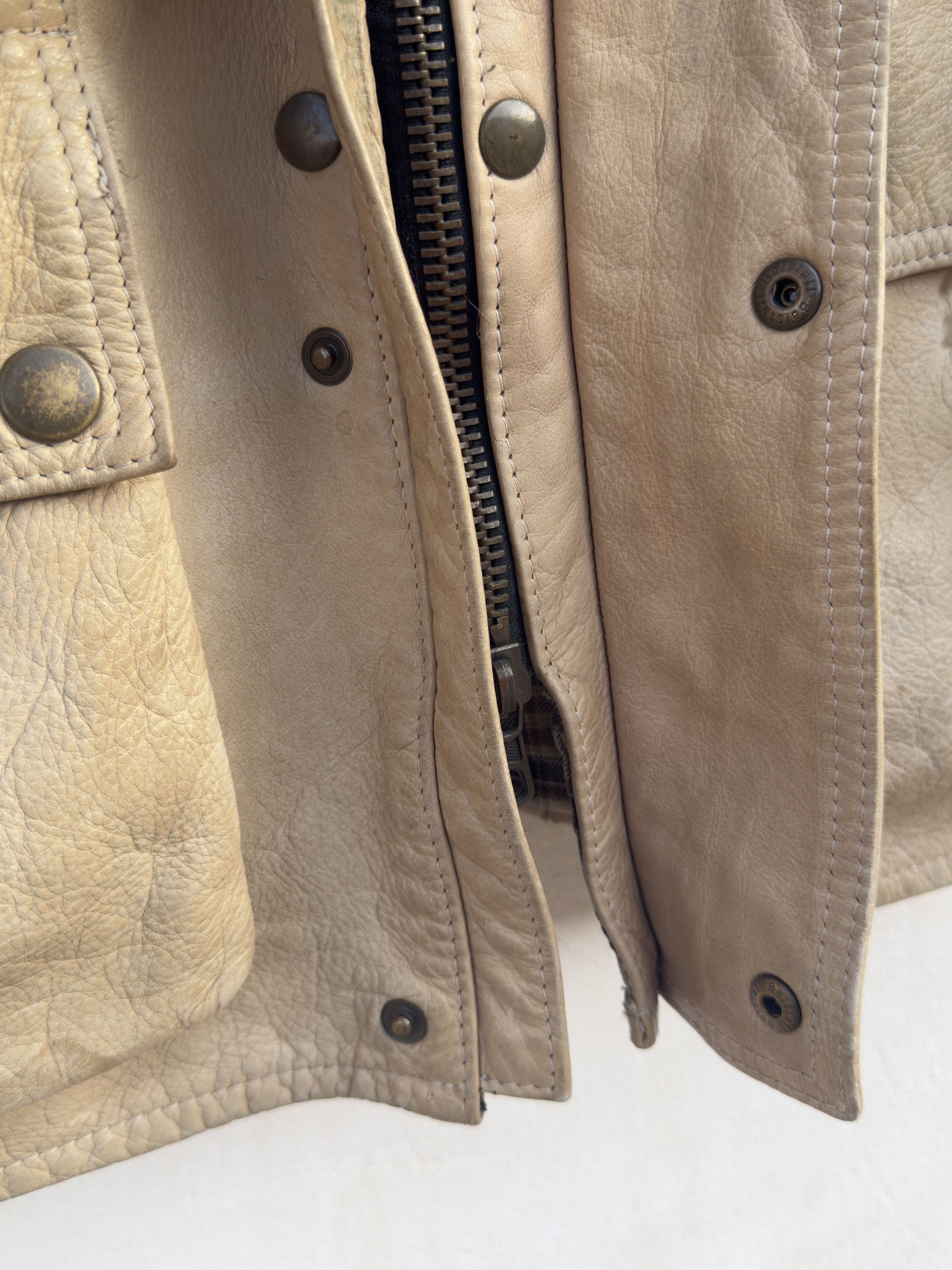 Belstaff 🚦Belstaff panther leather biker jacket size L 52it Size US L / EU 52-54 / 3 - 6 Thumbnail
