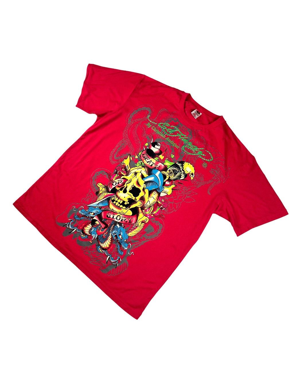 Ed Hardy × Vintage Vintage Tee Ed Hardy XL Size US XL / EU 56 / 4 - 4 Thumbnail