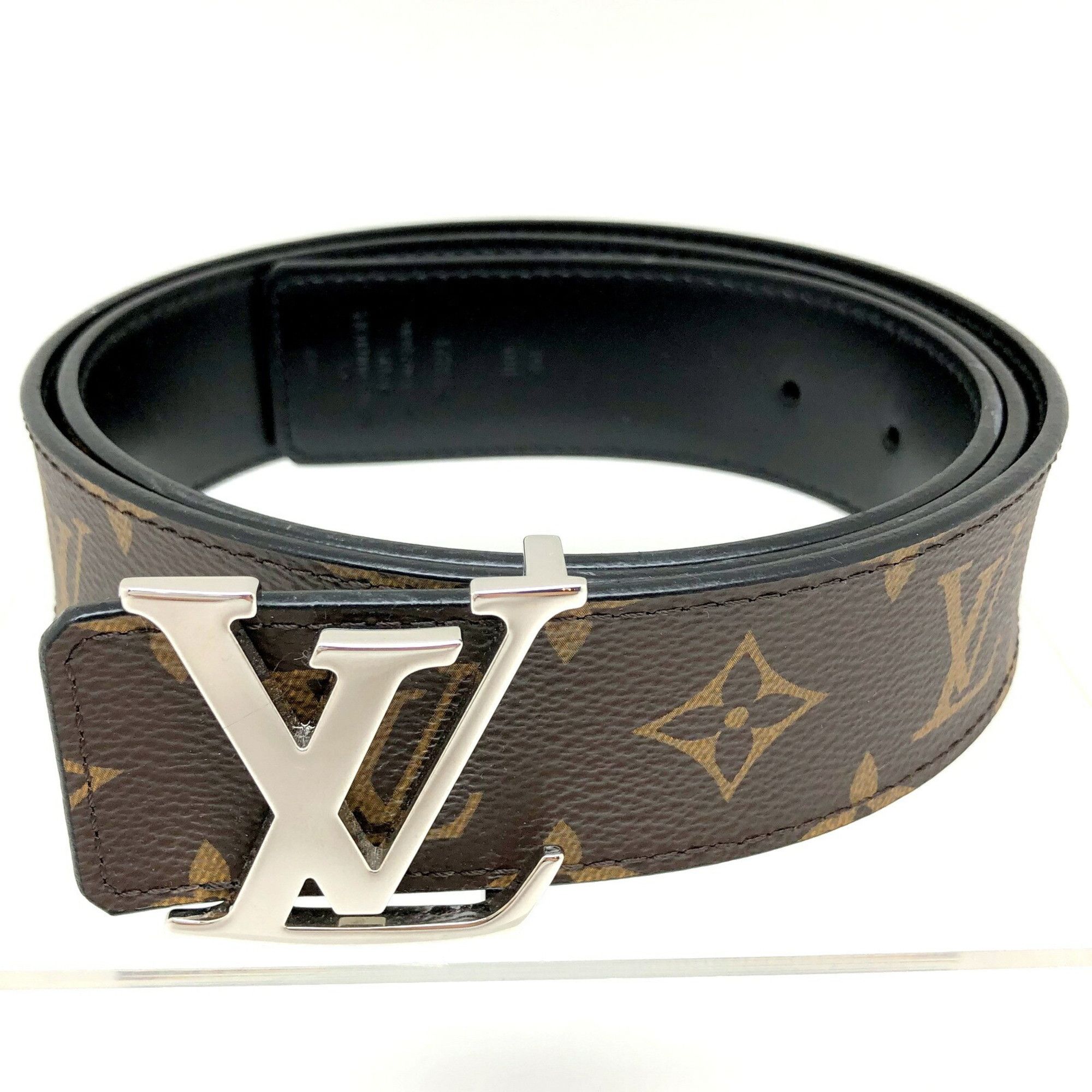 Louis Vuitton Louis Vuitton M9151 Men's Standard Belt Black,Brown
