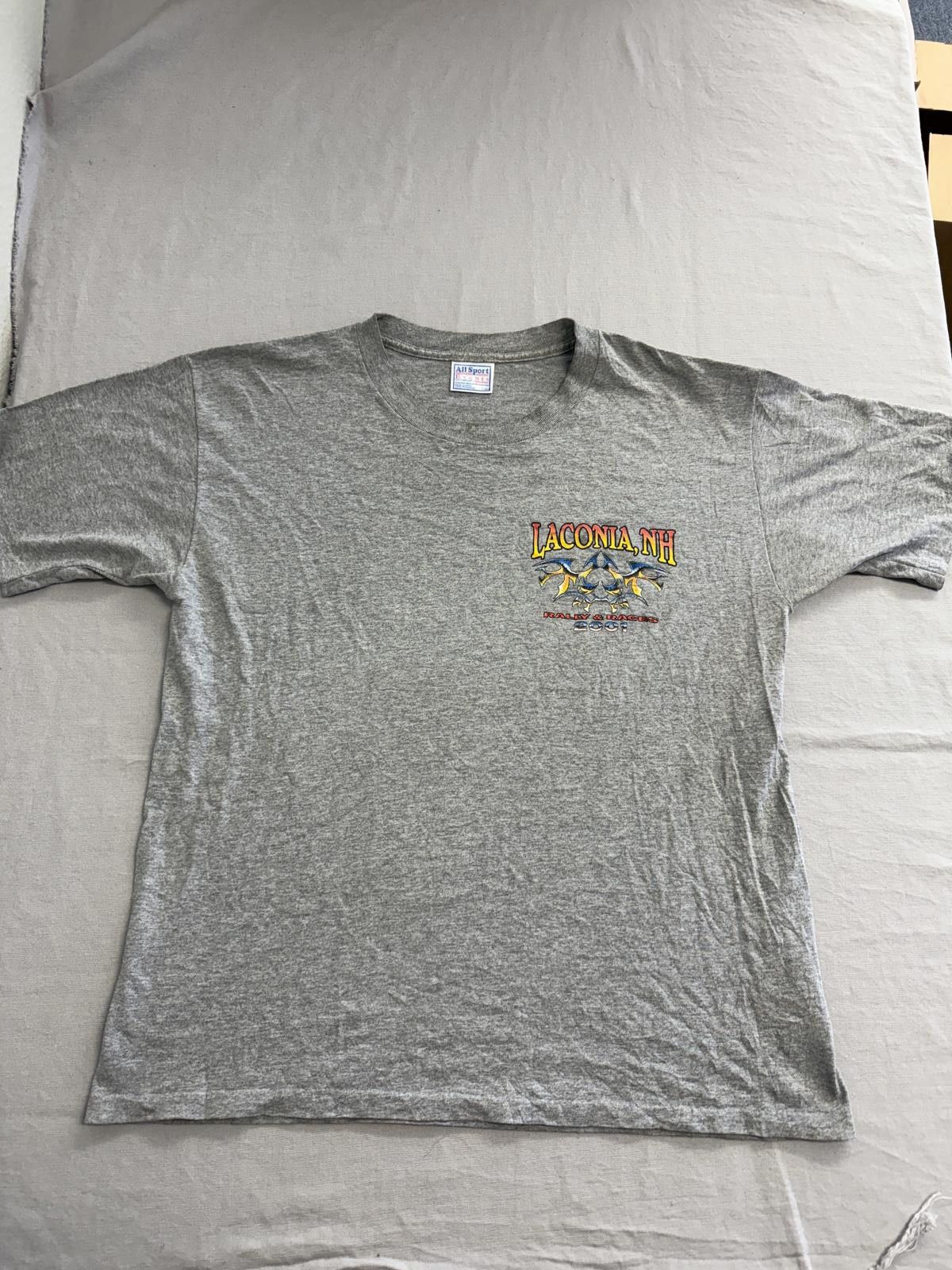 All Sport Y2K Tribal Biker T-shirt Laconia New Hamsphire Rally & Races Size US L / EU 52-54 / 3 - 2 Thumbnail
