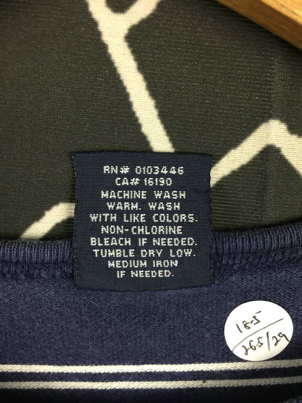 Polo Ralph Lauren Vtg 90s Polo Ralph Lauren Pony Logo Striped Crewneck Tee Size US S / EU 44-46 / 1 - 8 Thumbnail