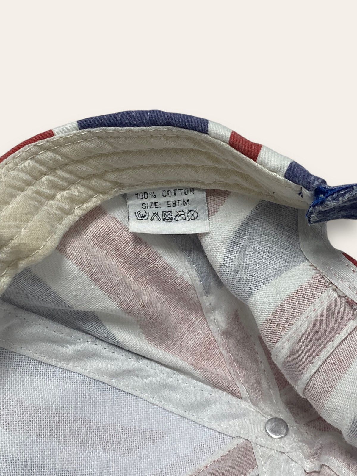 Other UK Vintage UK FLAG OVERPRINT Crazy Beautiful Style Cap Y2K Size ONE SIZE - 6 Thumbnail