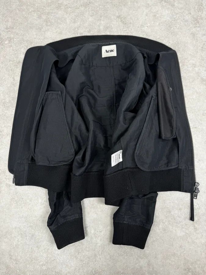 Acne Studios SS2012 Acne Studios Black Constitution Linen Jacket Size US M / EU 48-50 / 2 - 7 Thumbnail