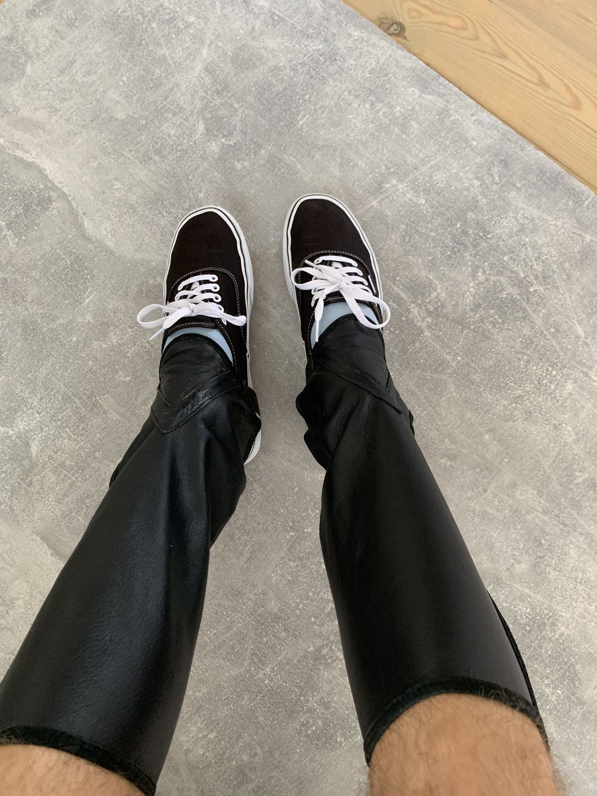 Japanese Brand × Vintage Leather Gaiters Y2K Style AvantGarde Moto Size ONE SIZE - 4 Thumbnail