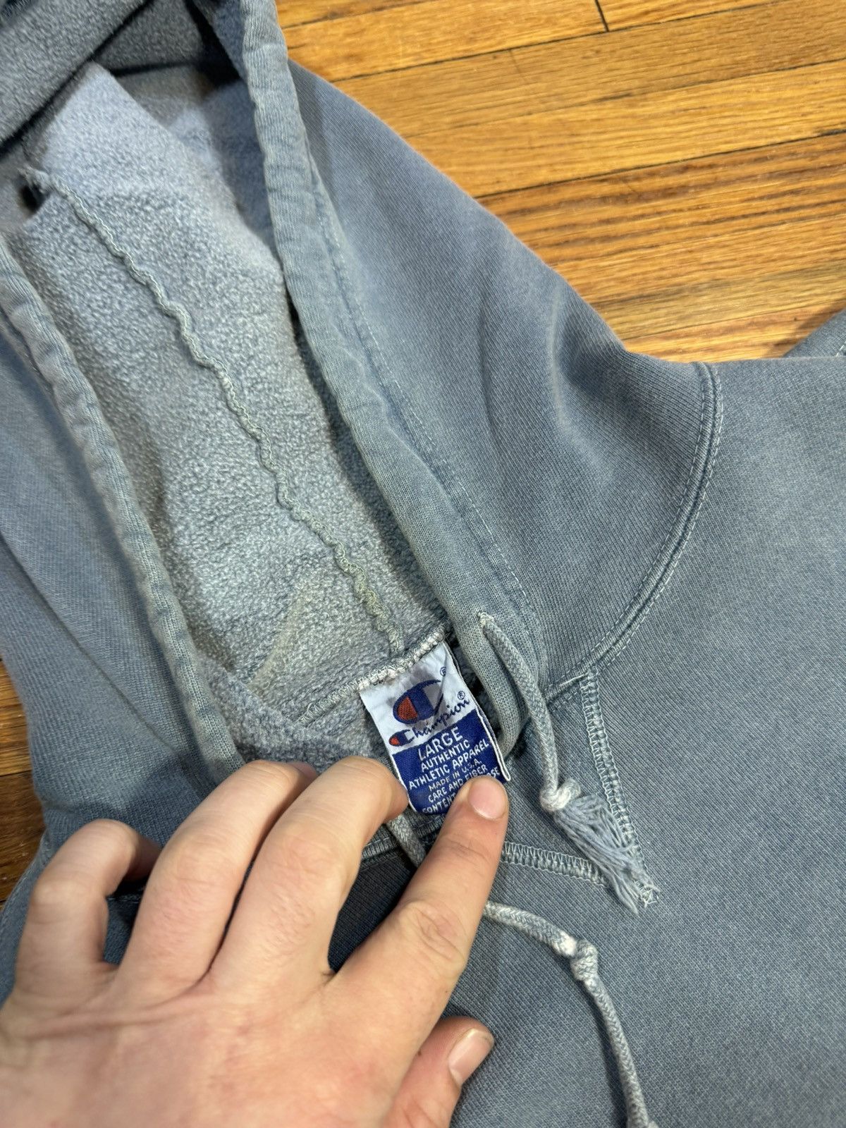 Champion × Vintage Vintage Champion Hoodie Size US L / EU 52-54 / 3 - 5 Thumbnail