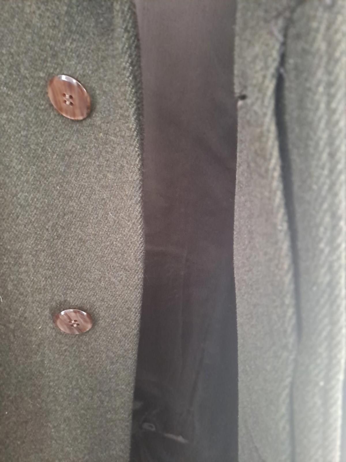 Burton Vintage 1950 Mens Burton Wool Overcoat Size 40 Green/brown Size US L / EU 52-54 / 3 - 7 Thumbnail