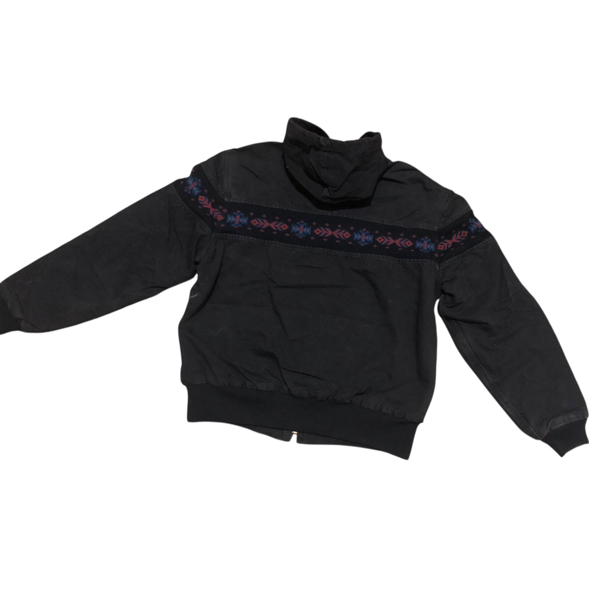 Carhartt 🔥Vintage 90s CARHARTT Aztec Southwest Zip Up Hoodie Jacket Size US L / EU 52-54 / 3 - 2 Thumbnail