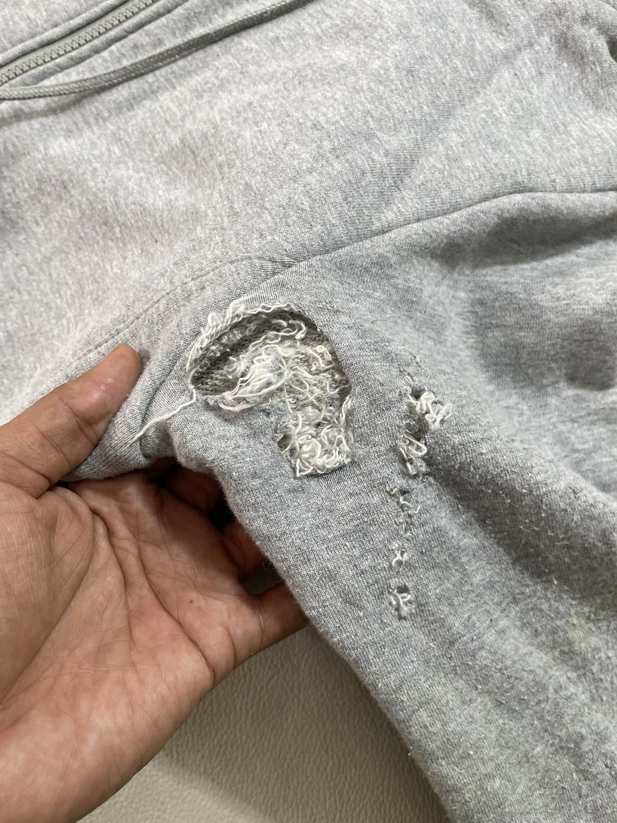 If Six Was Nine Japanese Distressed Zip Fur Hoodie ifsix lgb punk style Size US M / EU 48-50 / 2 - 6 Thumbnail