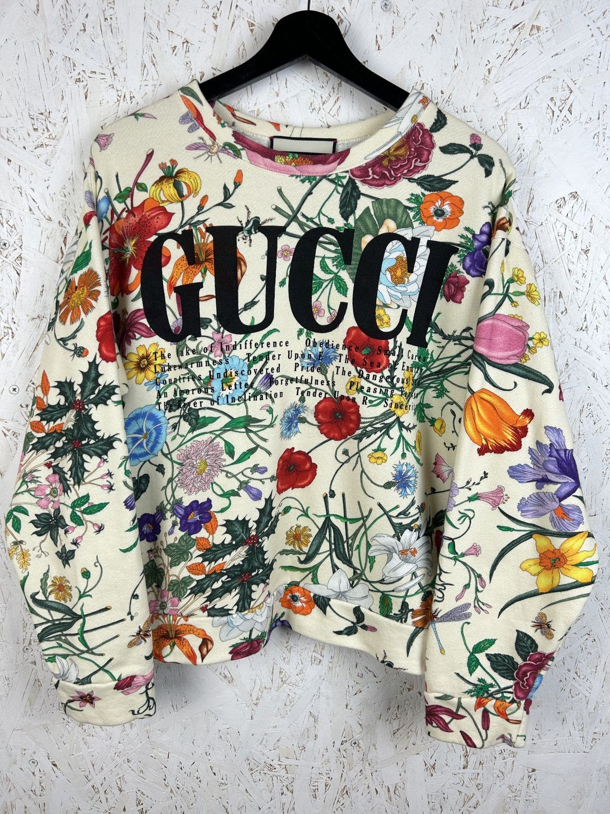 Gucci Gucci Floral Print Cotton Sweatshirt Crewneck XS Size XS / US 0-2 / IT 36-38 - 1 Thumbnail