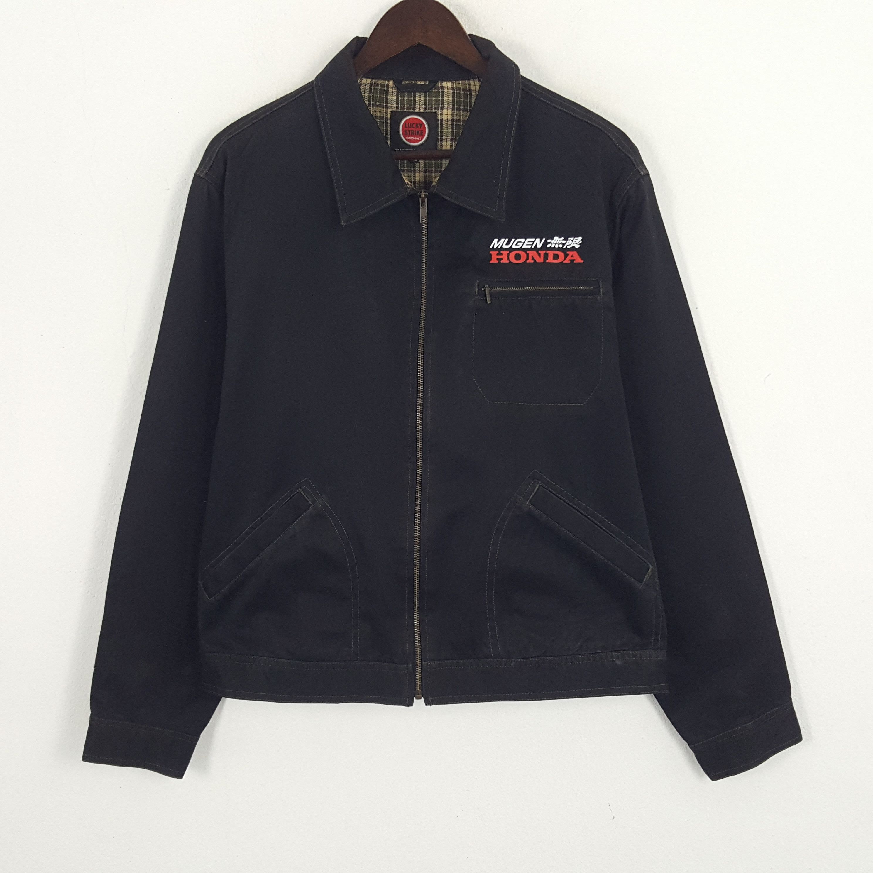 Honda × Vintage Vintage Lucky Strike x Custom Art Mugen Honda Japan Jacket Size US L / EU 52-54 / 3 - 3 Thumbnail
