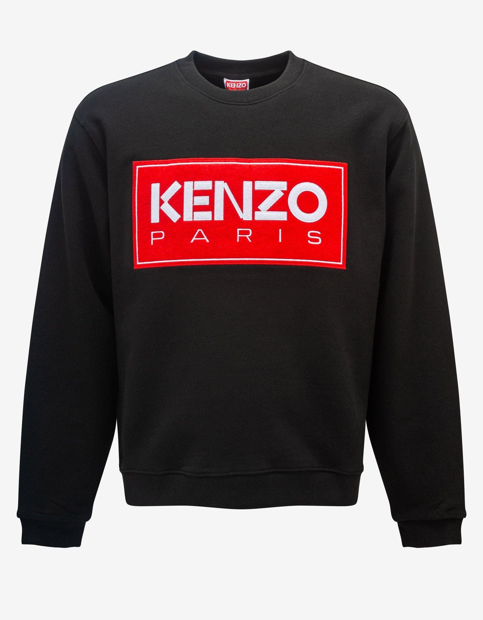 Image of Kenzo Black Paris Classic Sweatshirt, Men's (Size Small)