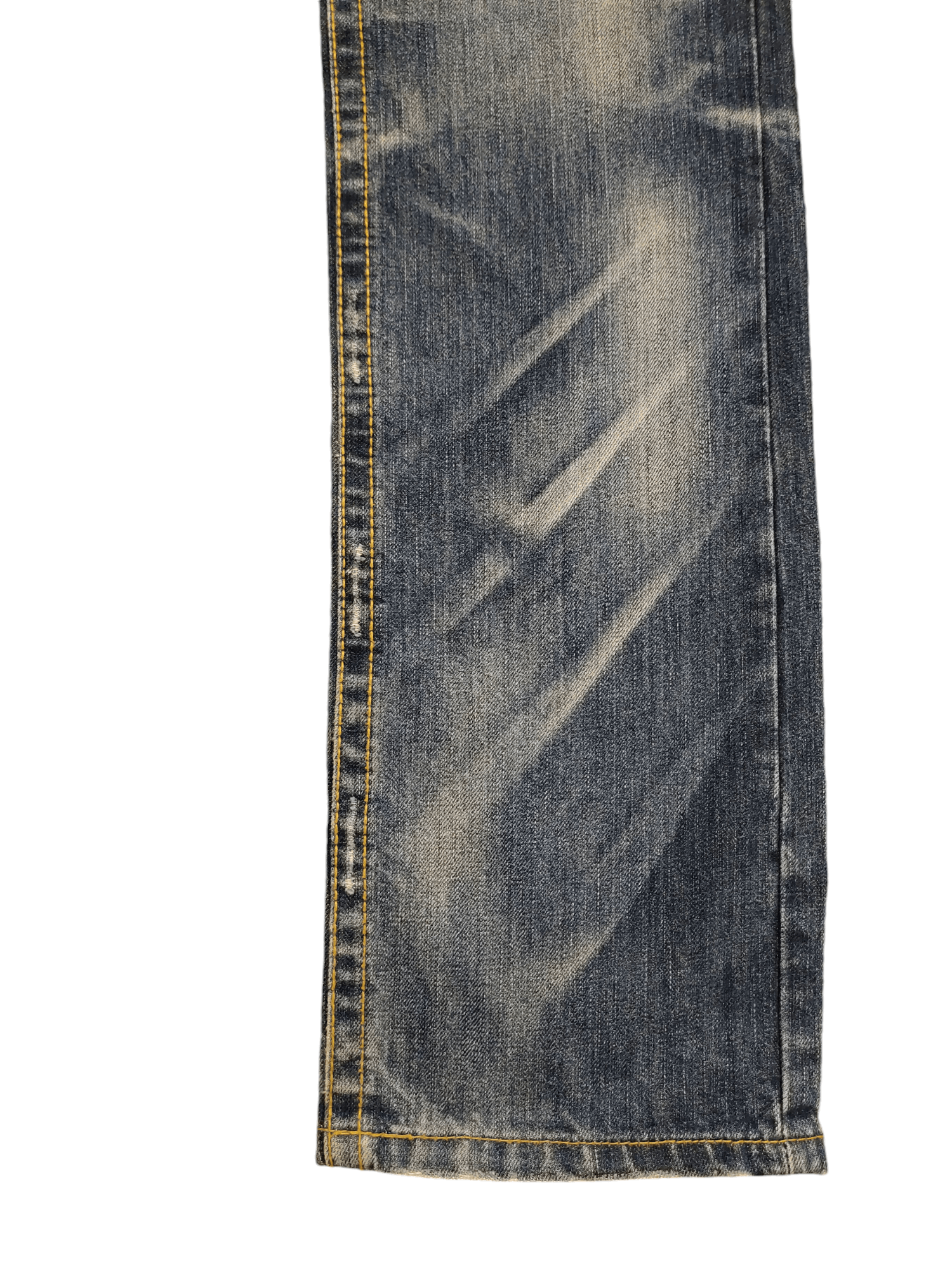 Kapital Vintage Y2k Yoshitomo Nara Lolita Clawmark Distress Jeans Size US 29 - 6 Thumbnail