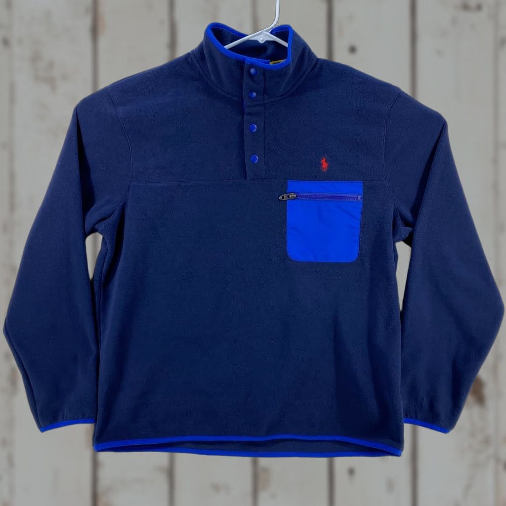 Polo Ralph Lauren Polo Ralph Lauren Jacket Mens L Navy Blue Fleece 1/4 Snap Pullover New Polo Ralph Lauren Fleece Jacket Mens Large Navy Blue 1/4 Snap Pullover Size US L / EU 52-54 / 3 - 1 Thumbnail
