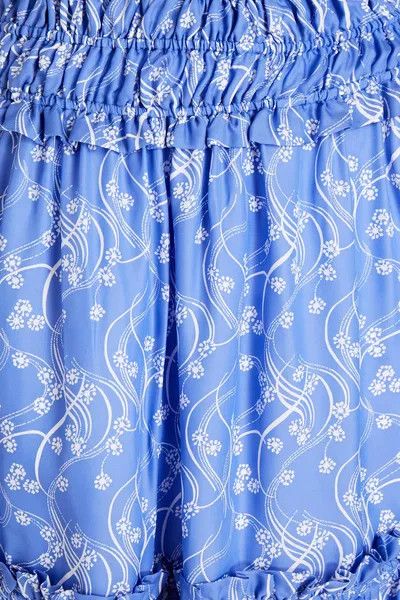 Kenzo o1y1025 Mini Skirt in Blue/White Size 26" / US 2 / IT 38 - 4 Thumbnail