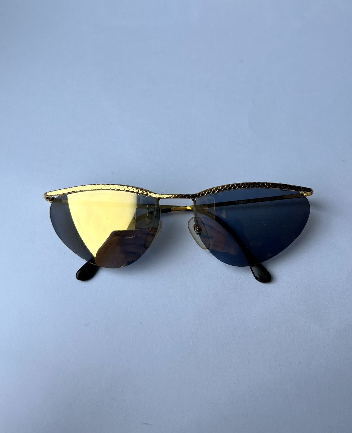 image of Chloe Sunglasses in Gold, Women's