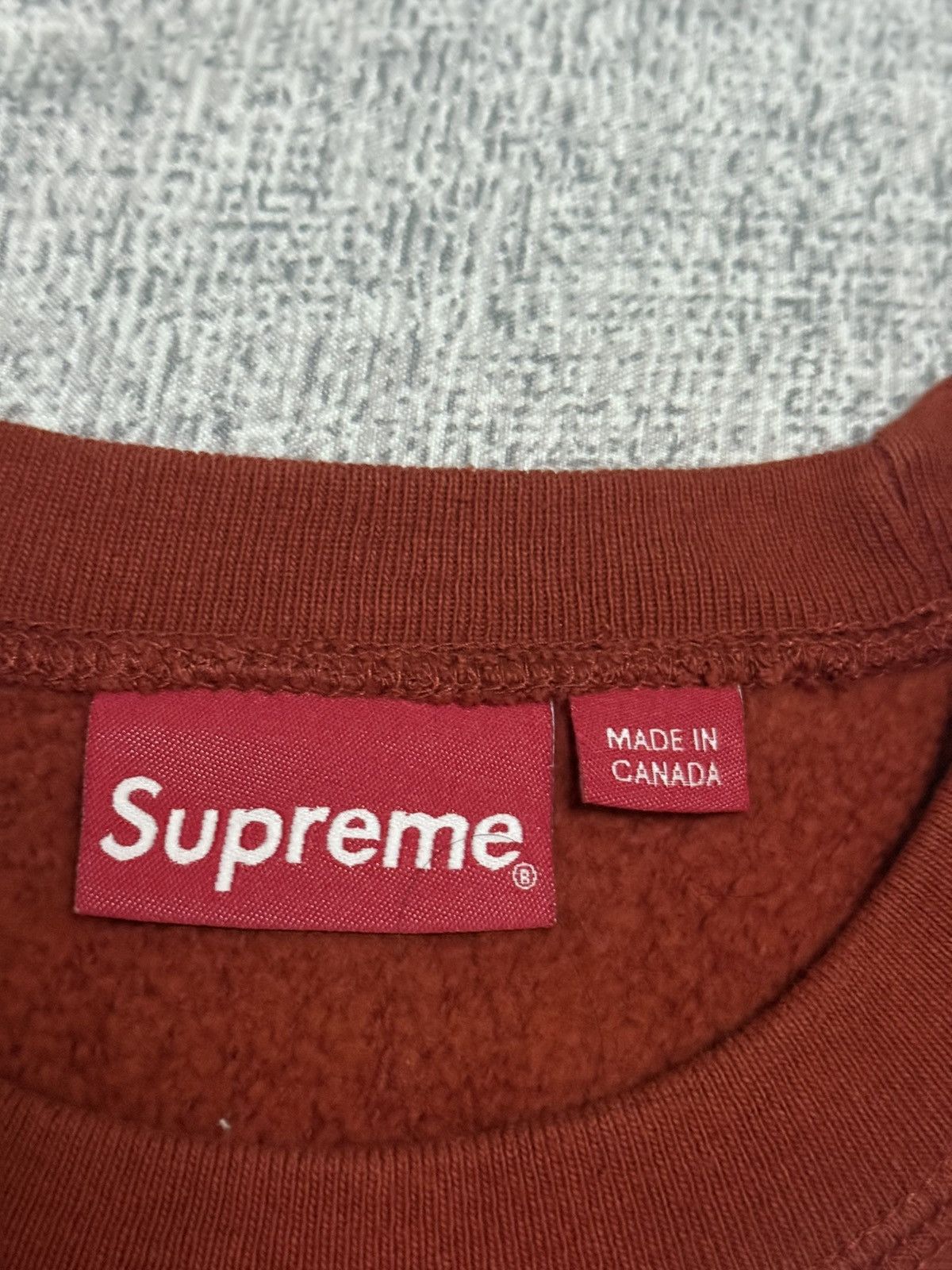Supreme Supreme fw18 rust box logo crewneck Size US M / EU 48-50 / 2 - 3 Thumbnail