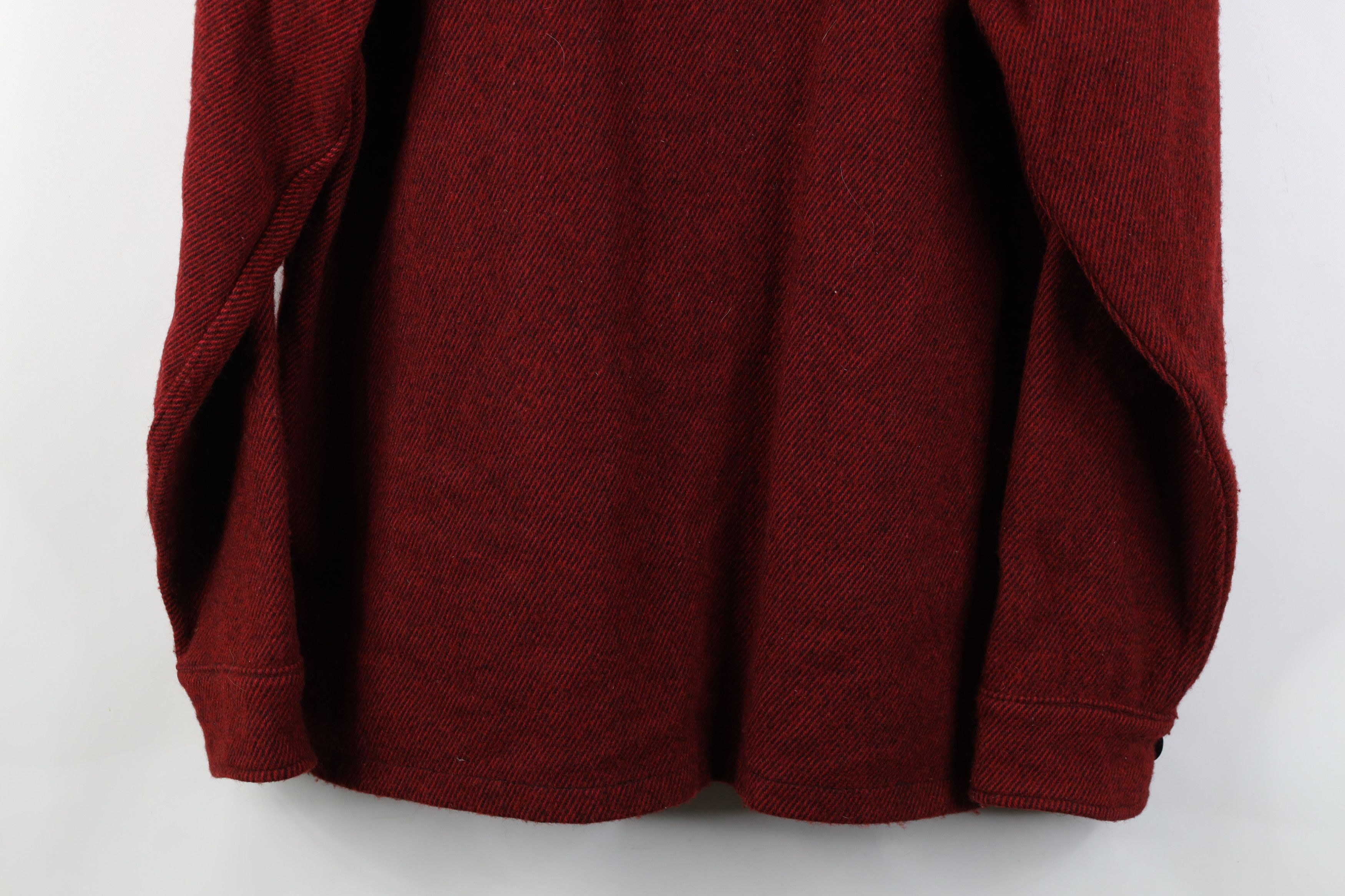 Woolrich Woolen Mills Vintage 70s Woolrich Whipcord Duster Cruiser Jacket Red USA Size US XL / EU 56 / 4 - 15 Thumbnail