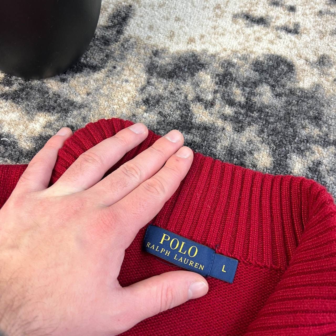 Polo Ralph Lauren Polo Ralph Lauren Luxury Quarter Zip Up Sweater Size US L / EU 52-54 / 3 - 5 Thumbnail