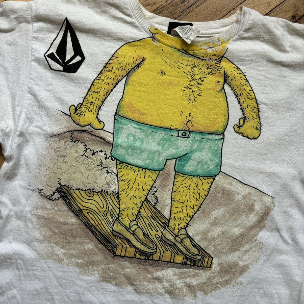 Hysteric Glamour × Vintage × Volcom Vintage 1995 VOLCOM x MITCH FROELICH Art Designer Tee Size US M / EU 48-50 / 2 - 2 Thumbnail