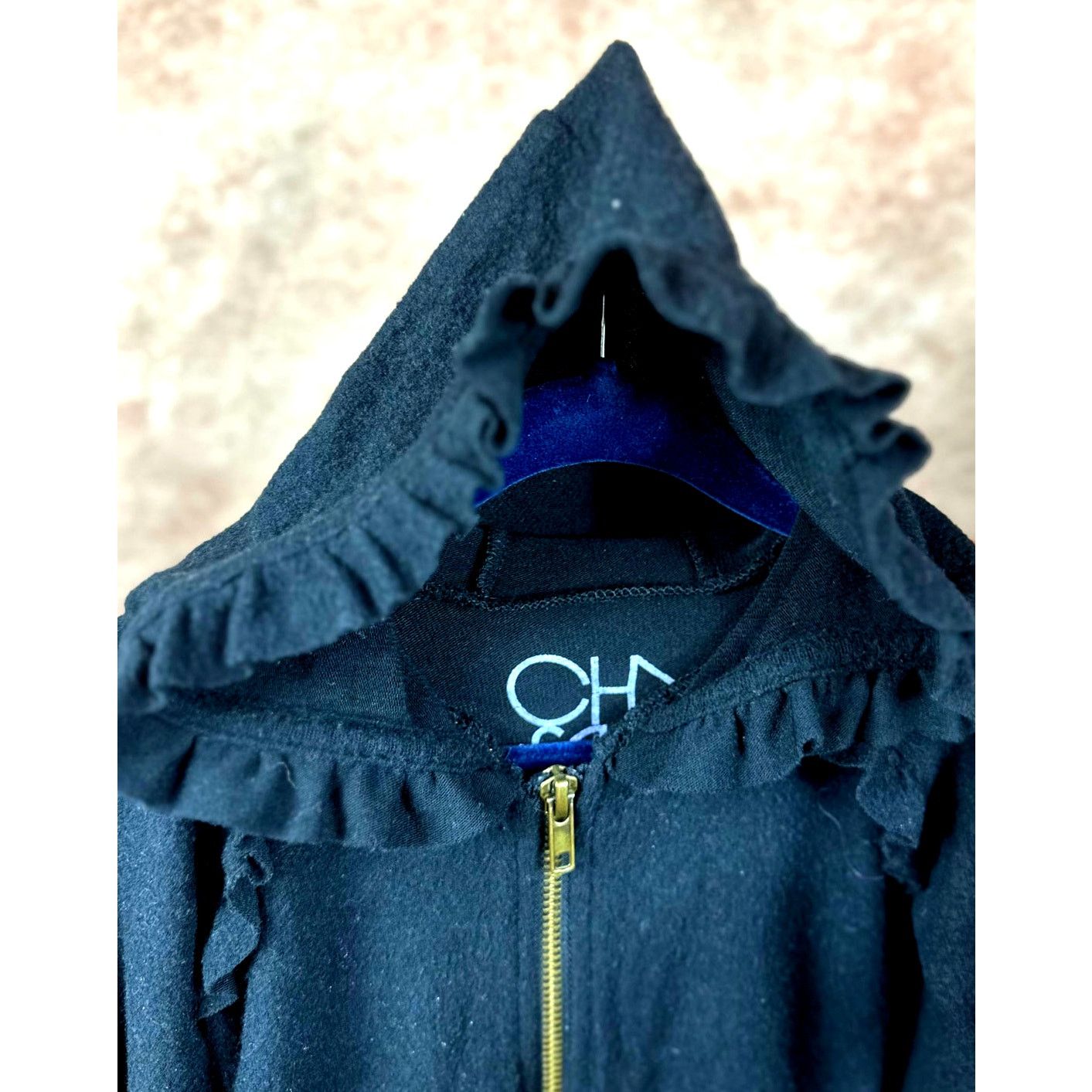 Other Chaser Girls Long Sleeve Hoodie Ruffle Detail Black - size 3 Size ONE SIZE - 11 Thumbnail