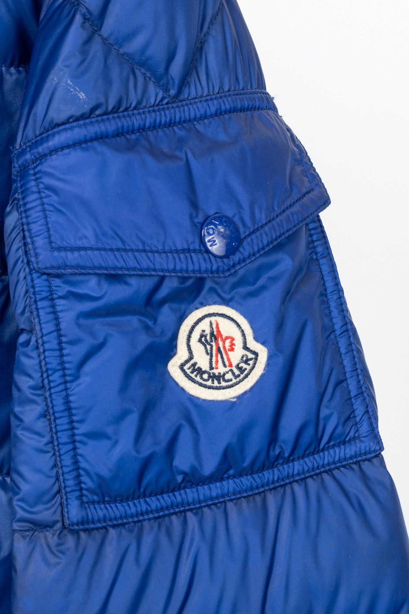 Moncler Moncler Longue Saison Agay Blue Quilted-Nylon Puffer Jacket Size US XL / EU 56 / 4 - 6 Thumbnail