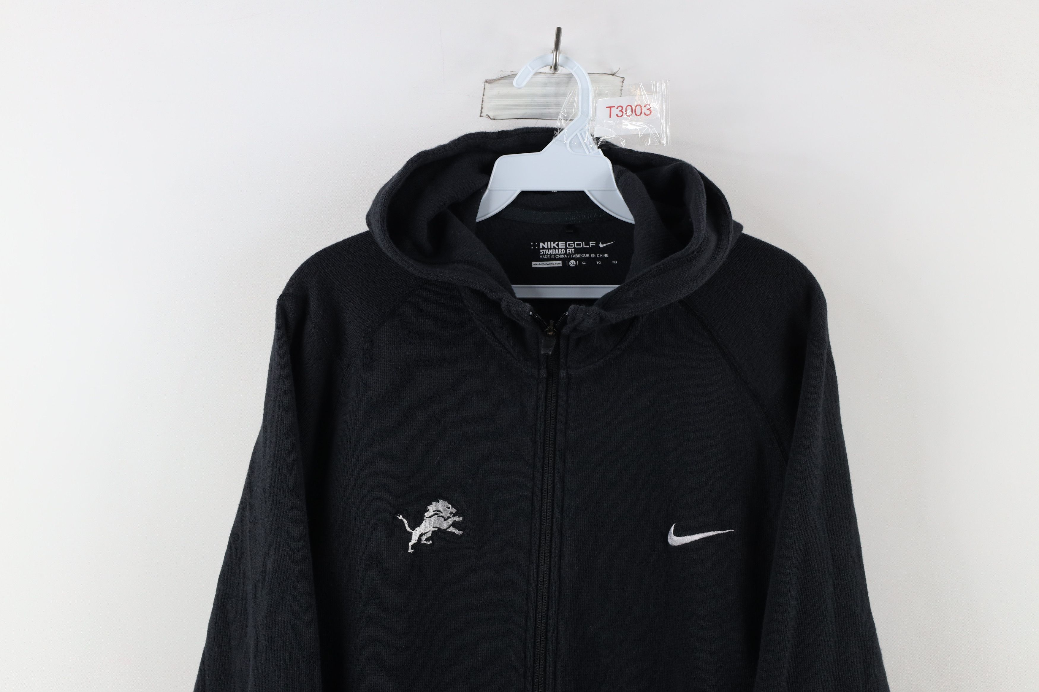 Nike Nike Golf Detroit Lions Football Full Zip Hoodie Sweatshirt Size US XL / EU 56 / 4 - 2 Thumbnail