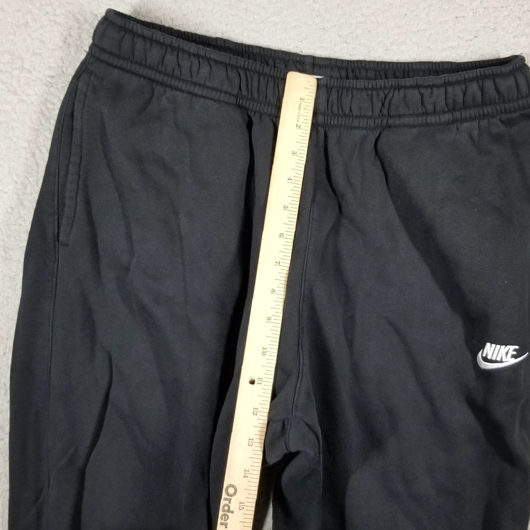 Nike NIKE Fleece Joggers Pants Adult Large Black - Nike Fleece, Athletic Fit, Drawstring Waist, Tapered Leg, Activewear Mens Size US 33 - 6 Thumbnail