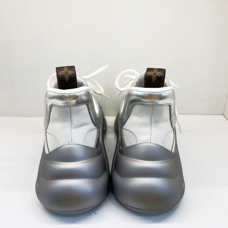 Louis Vuitton Louis Vuitton Archlight Silver Casual Sneakers -2505 Size US 8 / IT 38 - 3 Thumbnail