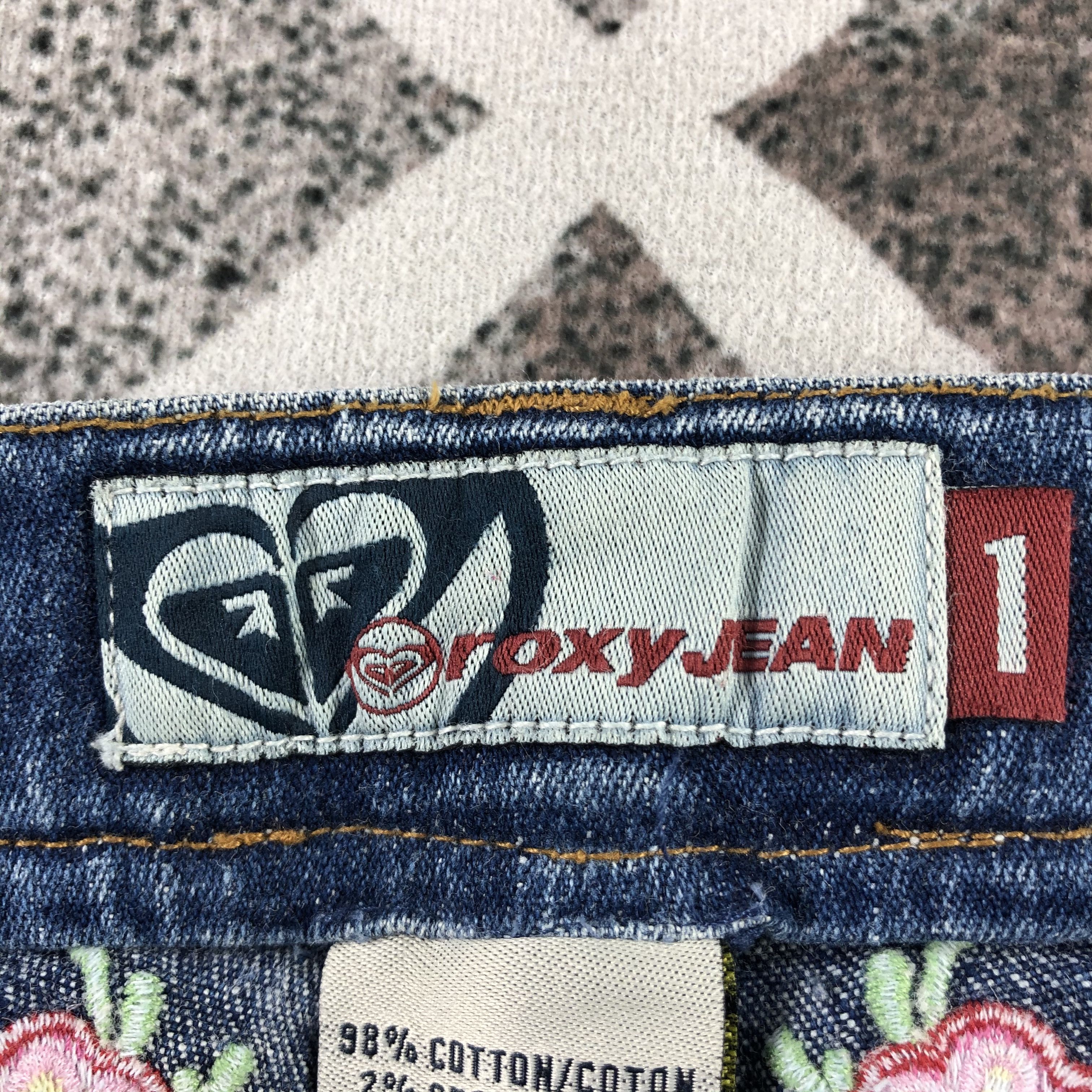Quiksilver Roxy Jeans Blue Flare Denim KJ1356 Size 29" - 9 Thumbnail