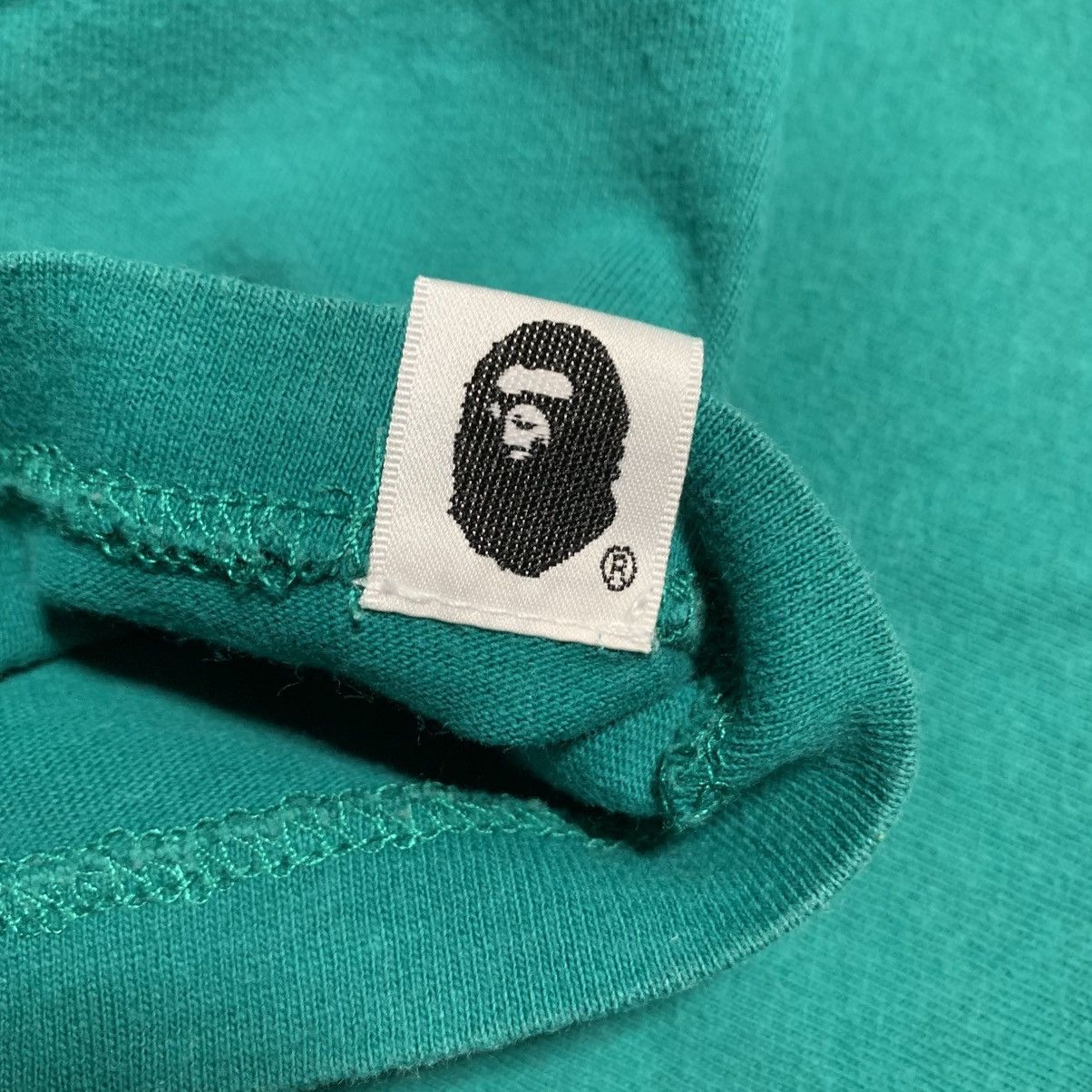 Bape Bape Medium College Pirate Store Green Tee A Bathing Ape Size US M / EU 48-50 / 2 - 9 Thumbnail