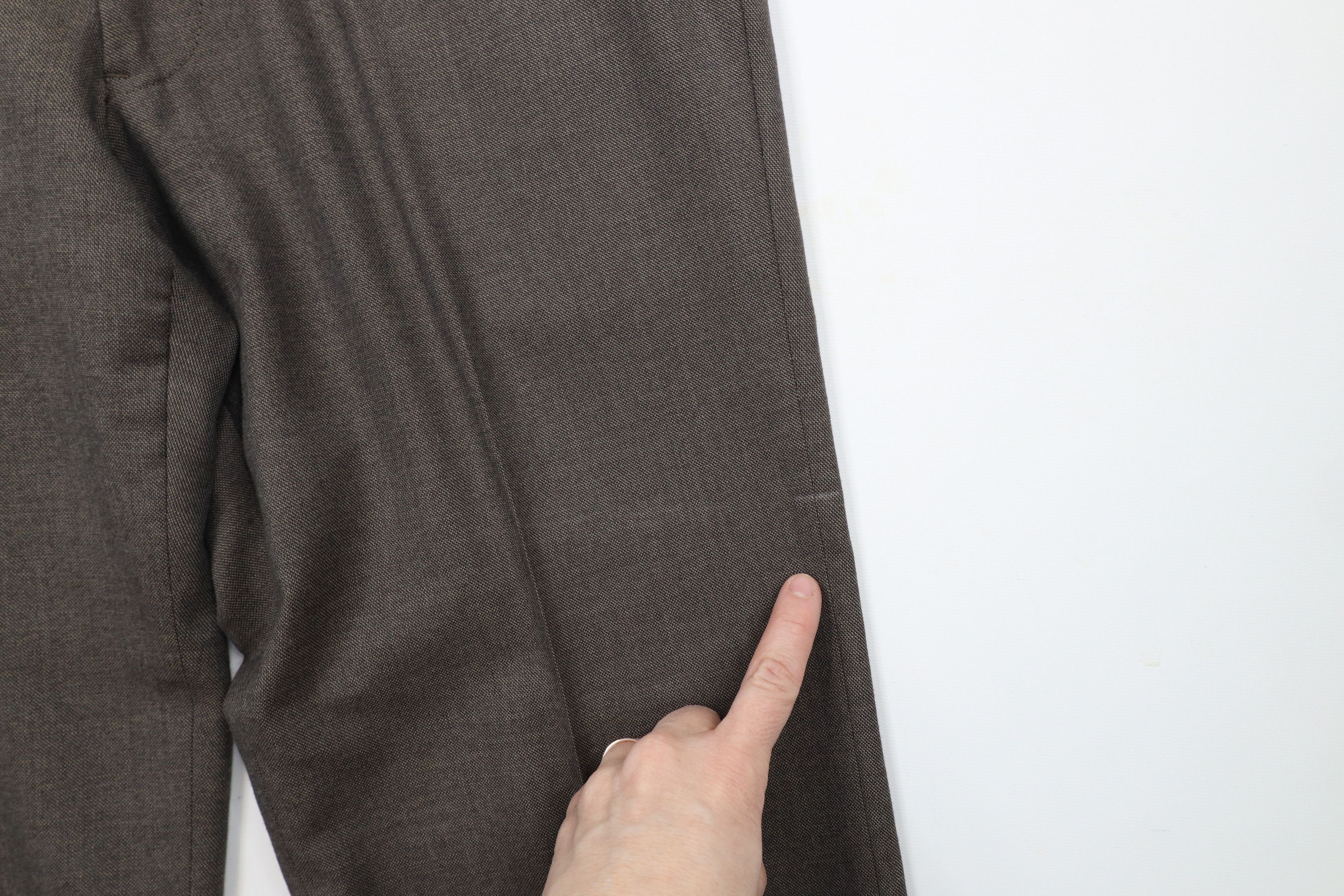 Vintage Vintage 70s 3 Piece Wool Blend Wedding Suit Bell Bottoms Size 40R - 19 Thumbnail