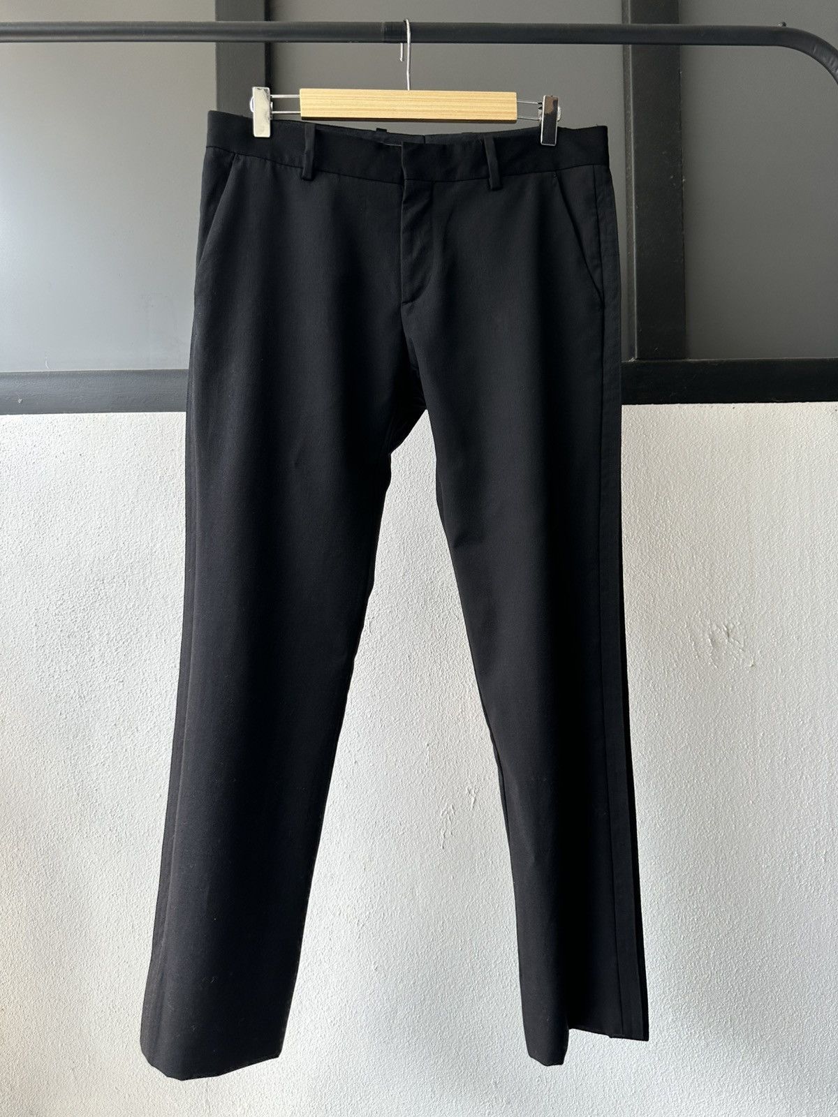 Viktor & Rolf 2011FW Victor & Rolf Monsieur wool black pants Size US 32 / EU 48 - 8 Thumbnail