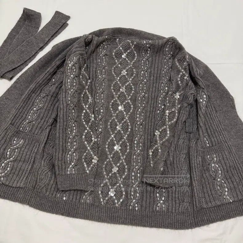 Valentino Valentino Broken diamond knit cardigan Size S / US 4 / IT 40 - 5 Thumbnail