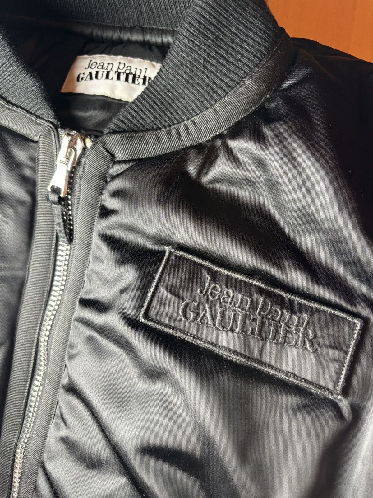 Jean Paul Gaultier Jean Paul Gaultier Oversized Satin Bomber Jacket Size US S / EU 44-46 / 1 - 2 Thumbnail