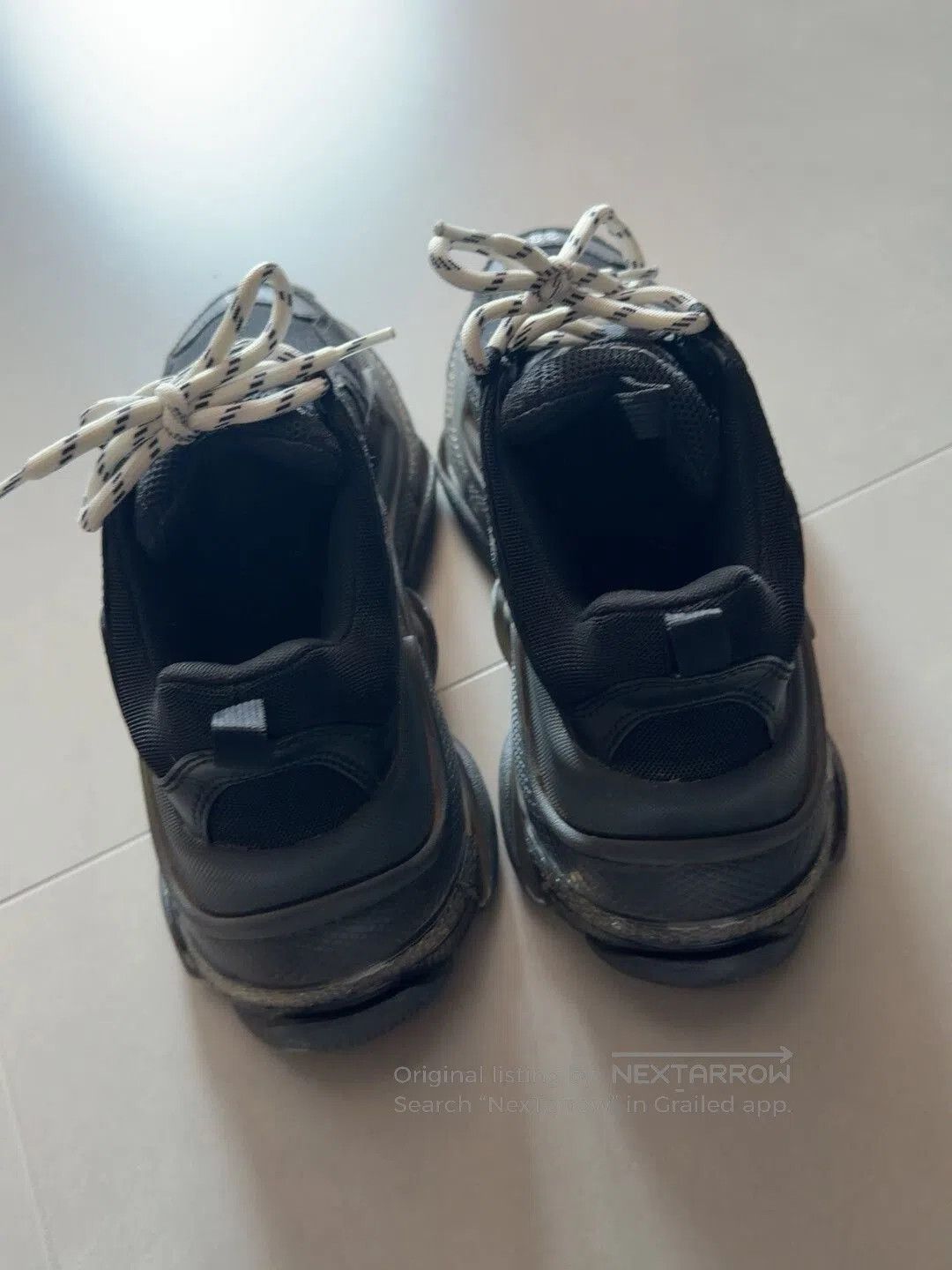 Balenciaga Balenciaga Triple S Black Size 38. Size US 7 / IT 37 - 3 Thumbnail