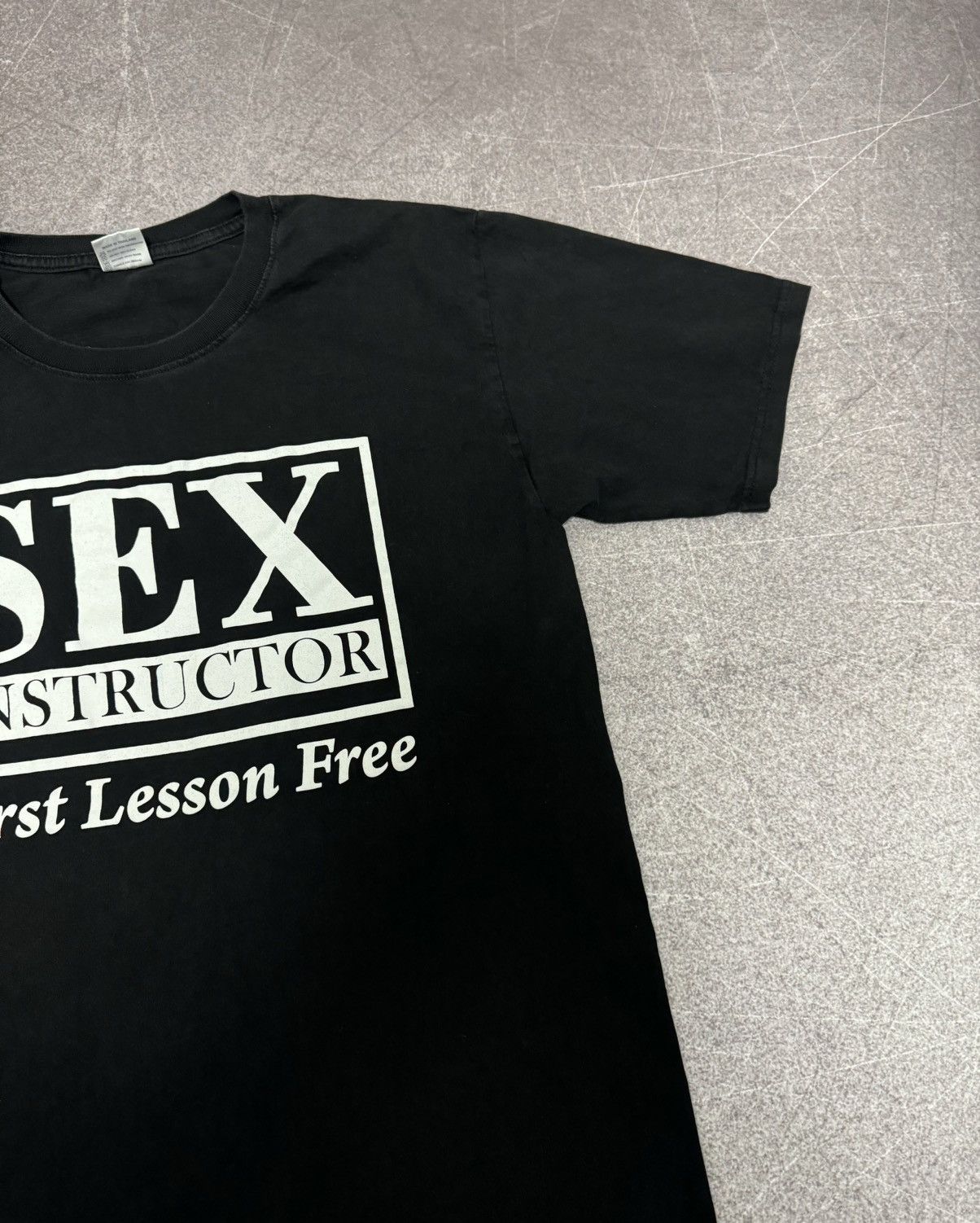 Vintage Vintage Sex Instructor T Shirt Humor Y2K Size US XL / EU 56 / 4 - 4 Thumbnail