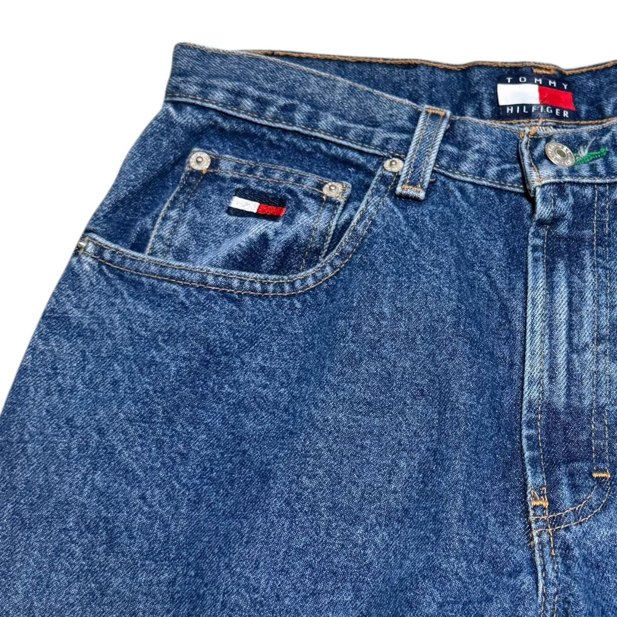 Tommy Hilfiger VNTG Tommy Hilfiger Straight Leg Jeans Women's 28.25x31 7/8 Size 28" / US 6 / IT 42 - 5 Thumbnail