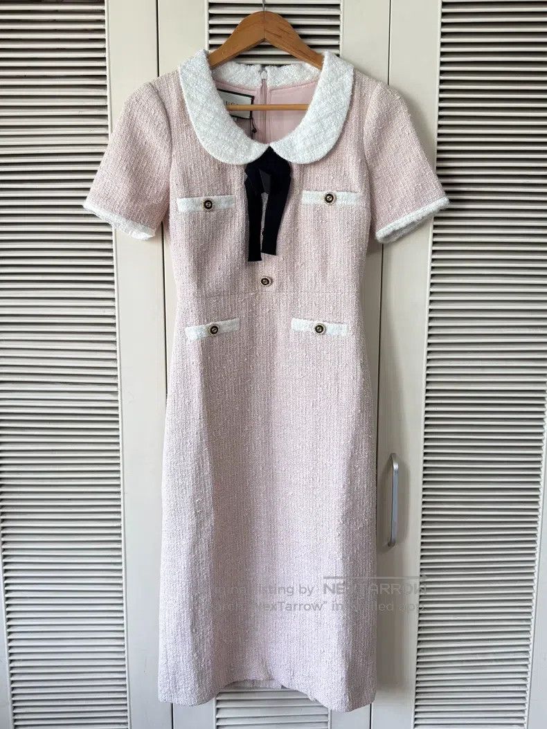 Gucci Gucci Pink doll collar dress Size XS / US 0-2 / IT 36-38 - 1 Thumbnail