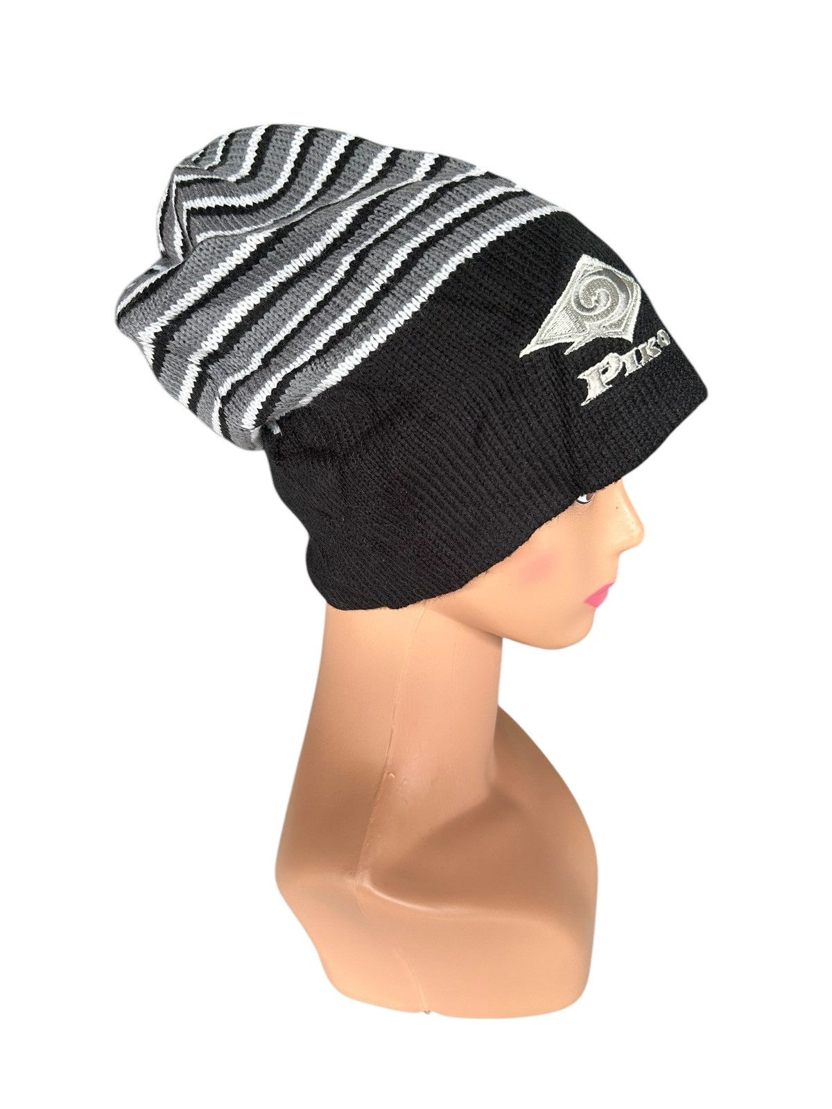 Japanese Brand × Kapital × Vintage Stripe Vintage Piko Beanie Hats Size ONE SIZE - 2 Thumbnail