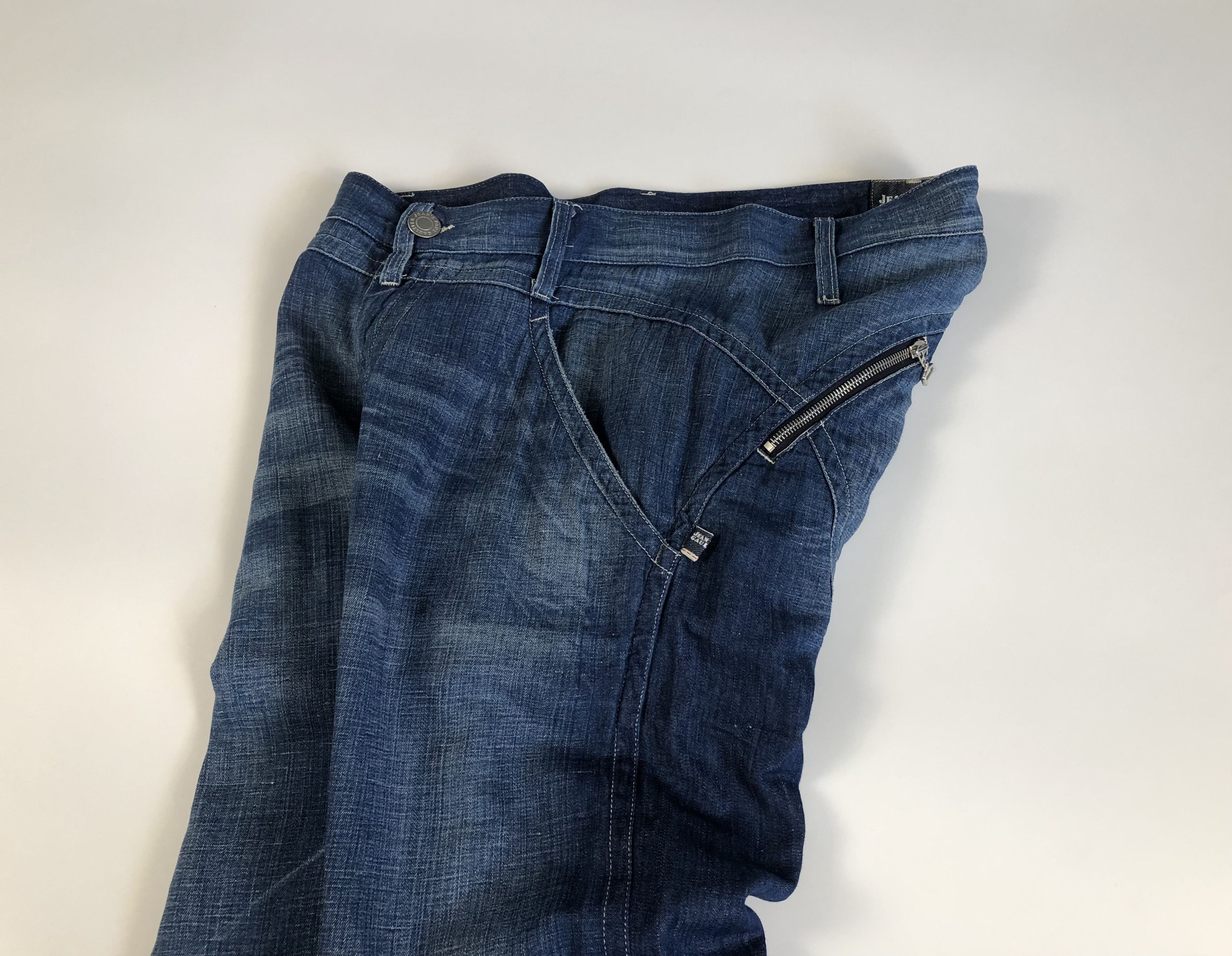 Jean Paul Gaultier Jean Paul Gaultier Cotton Linen Denim Pants Size US 34 / EU 50 - 2 Thumbnail