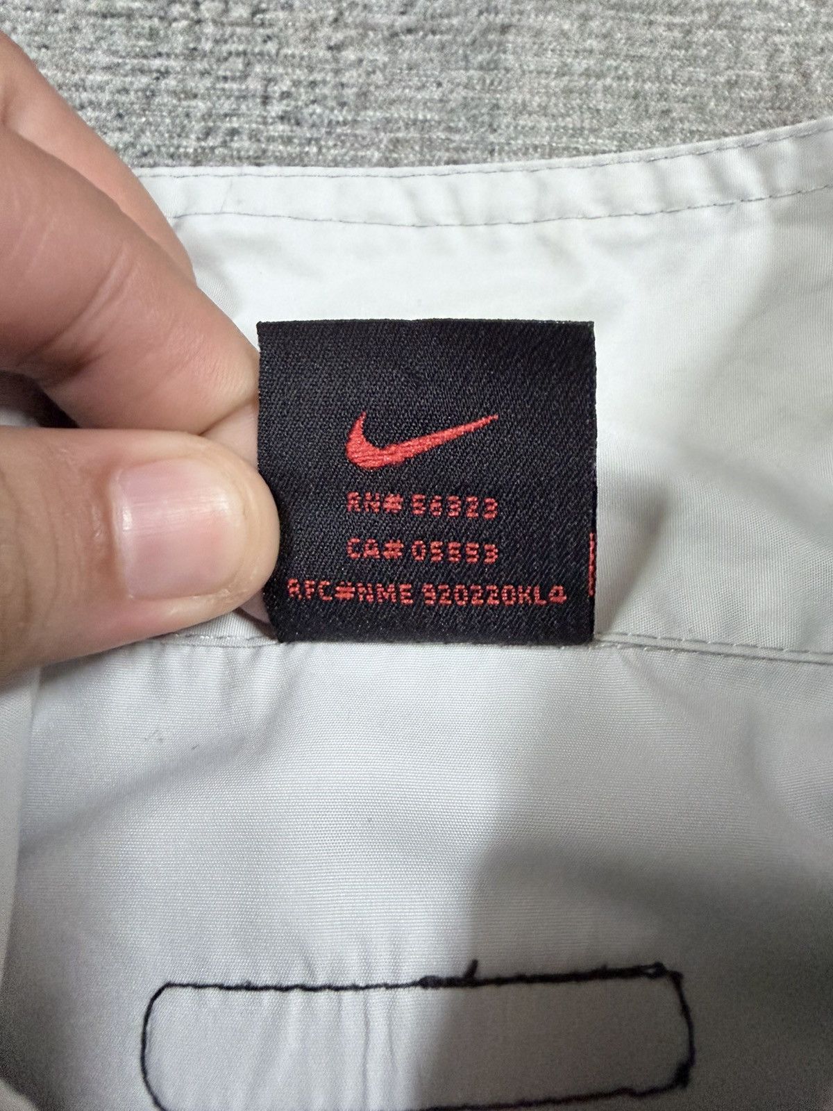 Nike Vtg🔥Y2k Clima Fit Back Pocket Zipper Windbreaker Size US M / EU 48-50 / 2 - 18 Thumbnail