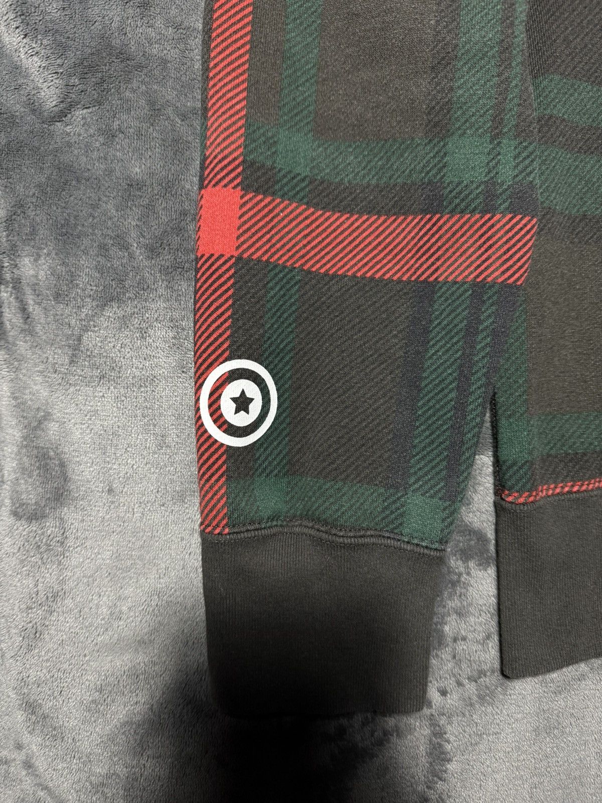 Bape Bape Check 2nd Ape Wide Full Zip Hoodie Size US L / EU 52-54 / 3 - 5 Thumbnail