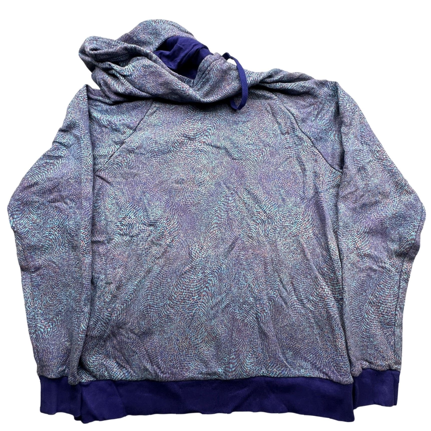 Under Armour Under Armour Rival Fleece Printed Hoodie Sweatshirt Mens Large Purple Drawstring Hoodie Pullover Size US L / EU 52-54 / 3 - 2 Thumbnail