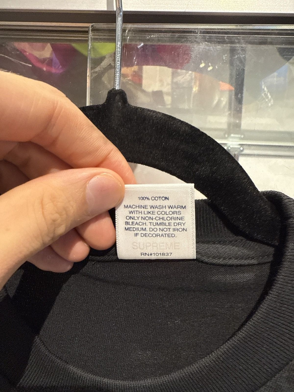 Supreme Supreme Sticker T-Shirt Black Size US S / EU 44-46 / 1 - 4 Thumbnail