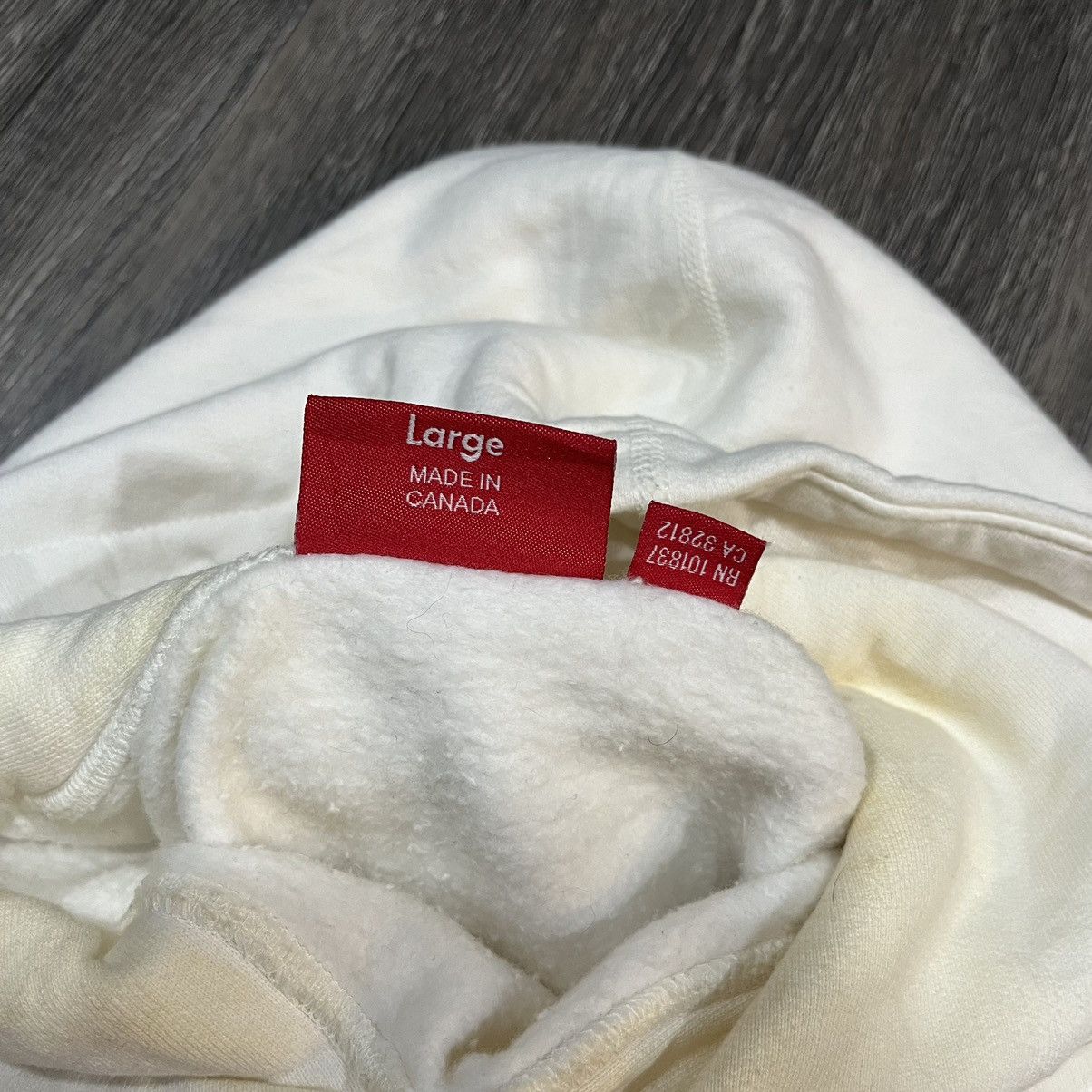 Supreme SUPREME SS17 New York Logo Hoodie White Size US L / EU 52-54 / 3 - 7 Thumbnail